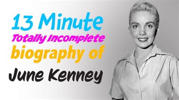 June Kenney biografía, edad, altura, esposa, net worth, familia