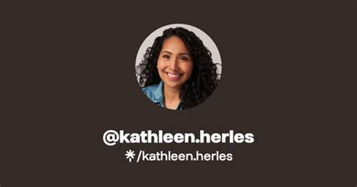 Kathleen Herles biografía, edad, altura, esposa, net worth, familia
