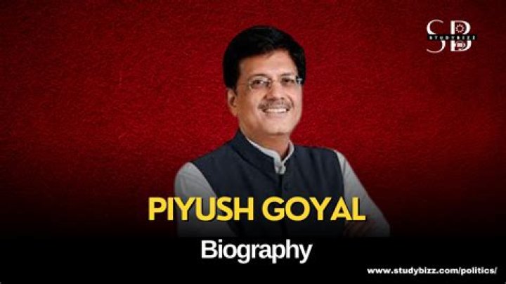 Piyush Goyal Biography, Age, Height, Wife, Net Worth, Family