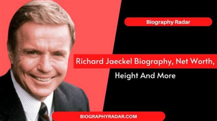Richard Jaeckel Biography, Age, Height, Wife, Net Worth, Family